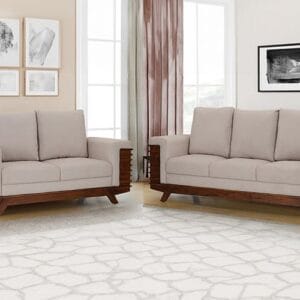 Ishwar Interior 3+2 Seater Wooden Sofa Set - Elegant Living Room Design