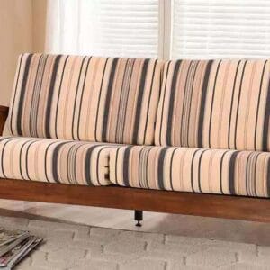 Ishwar Interior Atlanta 3-Seater American Wooden Sofa for Modern Living