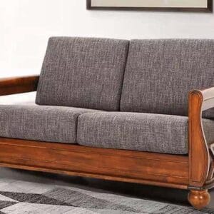 Ishwar Interior Texas 2-Seater American Wooden Sofa - Elegant Comfort