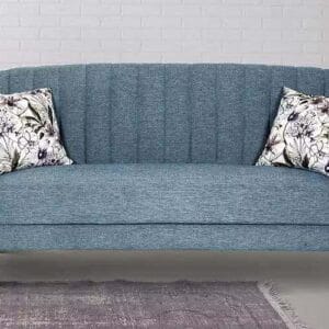 Ishwar Interior Venice 3-Seater Italian Fabric Sofa - Elegant Comfort