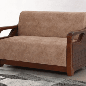 Ishwar Interior Raiden 2-Seater Wooden Sofa for Stylish Living Spaces