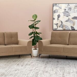 Ishwar Interior Ipoh Fabric Sofa Set - 3 Seater + 2 Seater Comfort