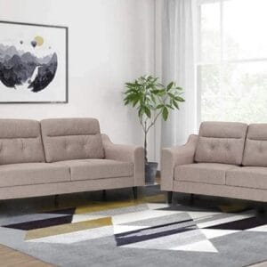 Ishwar Interior Melaka 3+2 Seater Malaysian Fabric Sofa Set
