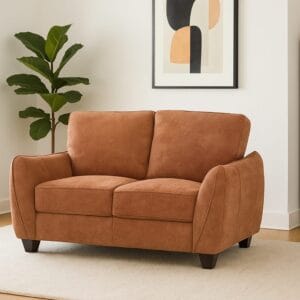 Ishwar Interior Austin American Fabric Two-Seater Sofa - Elegant Comfort