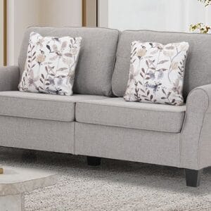 Ishwar Interior Hector Three-Seater Sofa in American Fabric