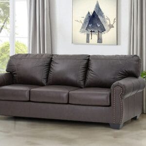 Ishwar Interior Boston American Signature Leather Three Seater Sofa