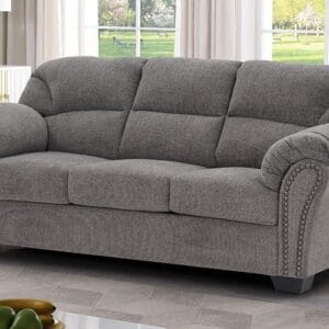 Ishwar Interior Boston Fabric Three Seater Sofa - Elegant Comfort