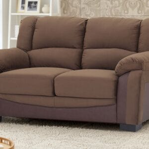 Ishwar Interior Muar Malaysian Fabric Two-Seater Sofa for Stylish Comfort