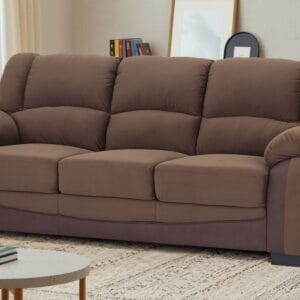 Ishwar Interior Muar Three-Seater Malaysian Fabric Sofa - Stylish Comfort