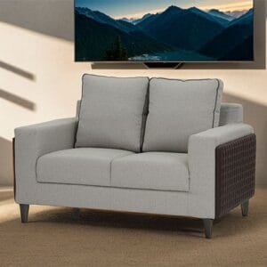 Ishwar Interior Naples 2-Seater Italian Fabric Sofa - Stylish Comfort