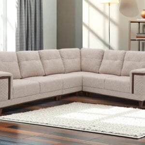 Ishwar Interior Texas Five-Seater Fabric Corner Sofa - Stylish Comfort