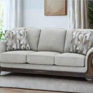 Ishwar Interior Amber Three-Seater Stylish Fabric Sofa for Home Comfort